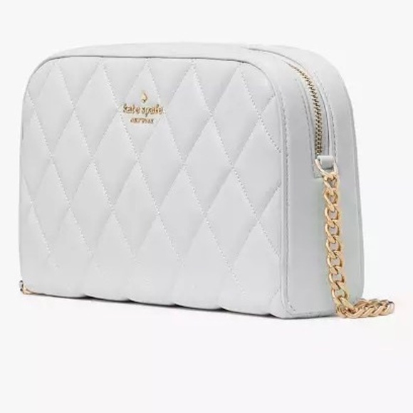 Kate Spade Mini Camera Crossbody Light Gray - Picture 4 of 10